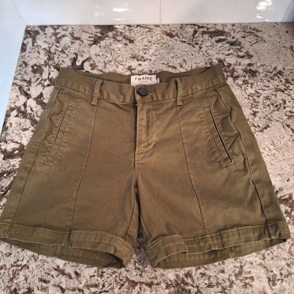 Frame  olive shorts size 24 - Picture 1 of 8